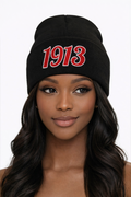 1913 Black Beanie