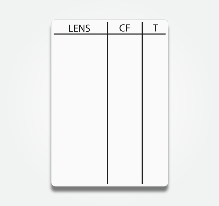 4130 LENS TABLE
