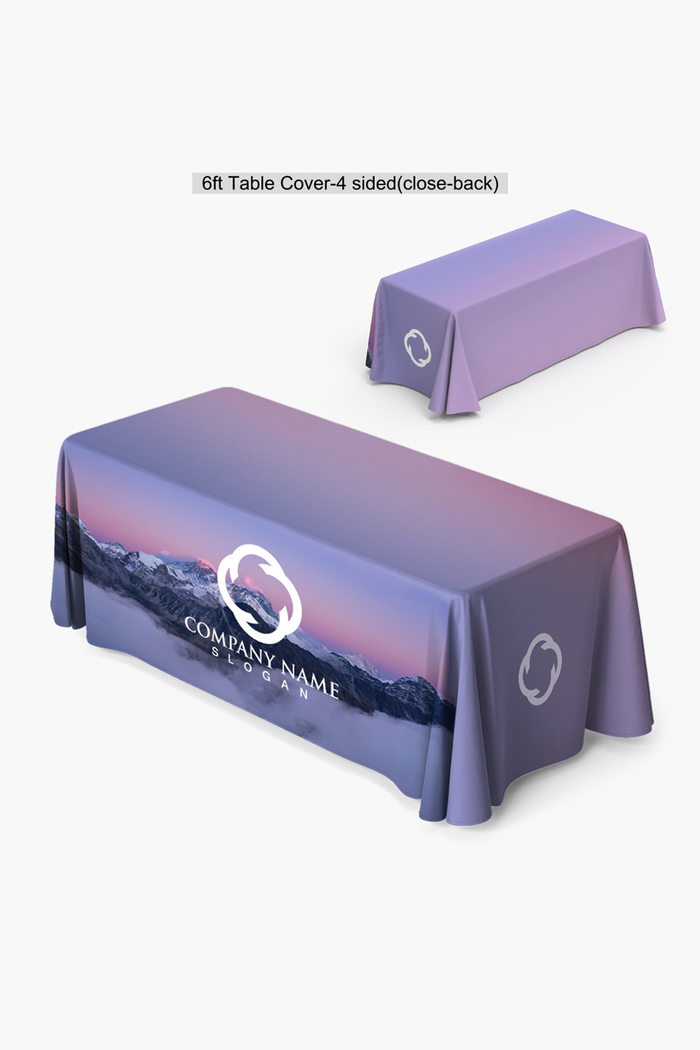 6ft Custom Printed Table Cover