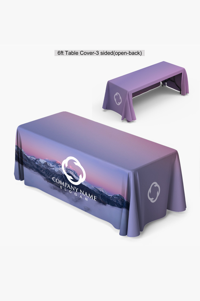 6ft Custom Printed Table Cover