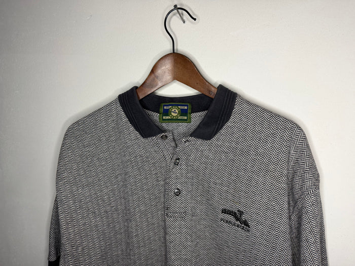 Pebble Beach houndstooth polo (L)