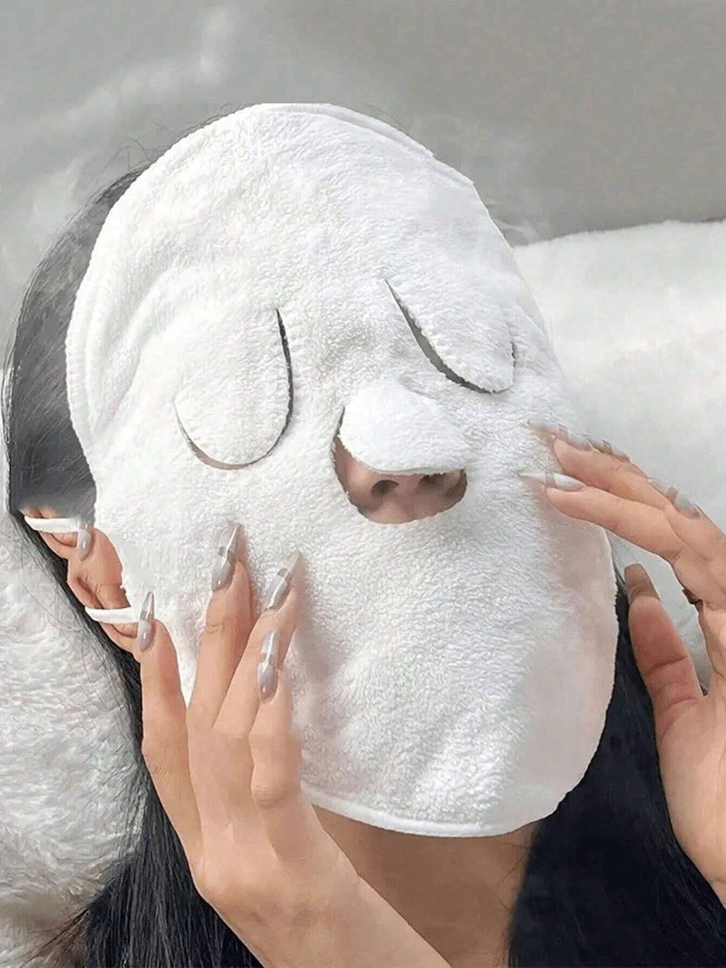 Gentle Face Care Steam Towel – Reusable Heating & Cooling Beauty Towel for Daily Skincare