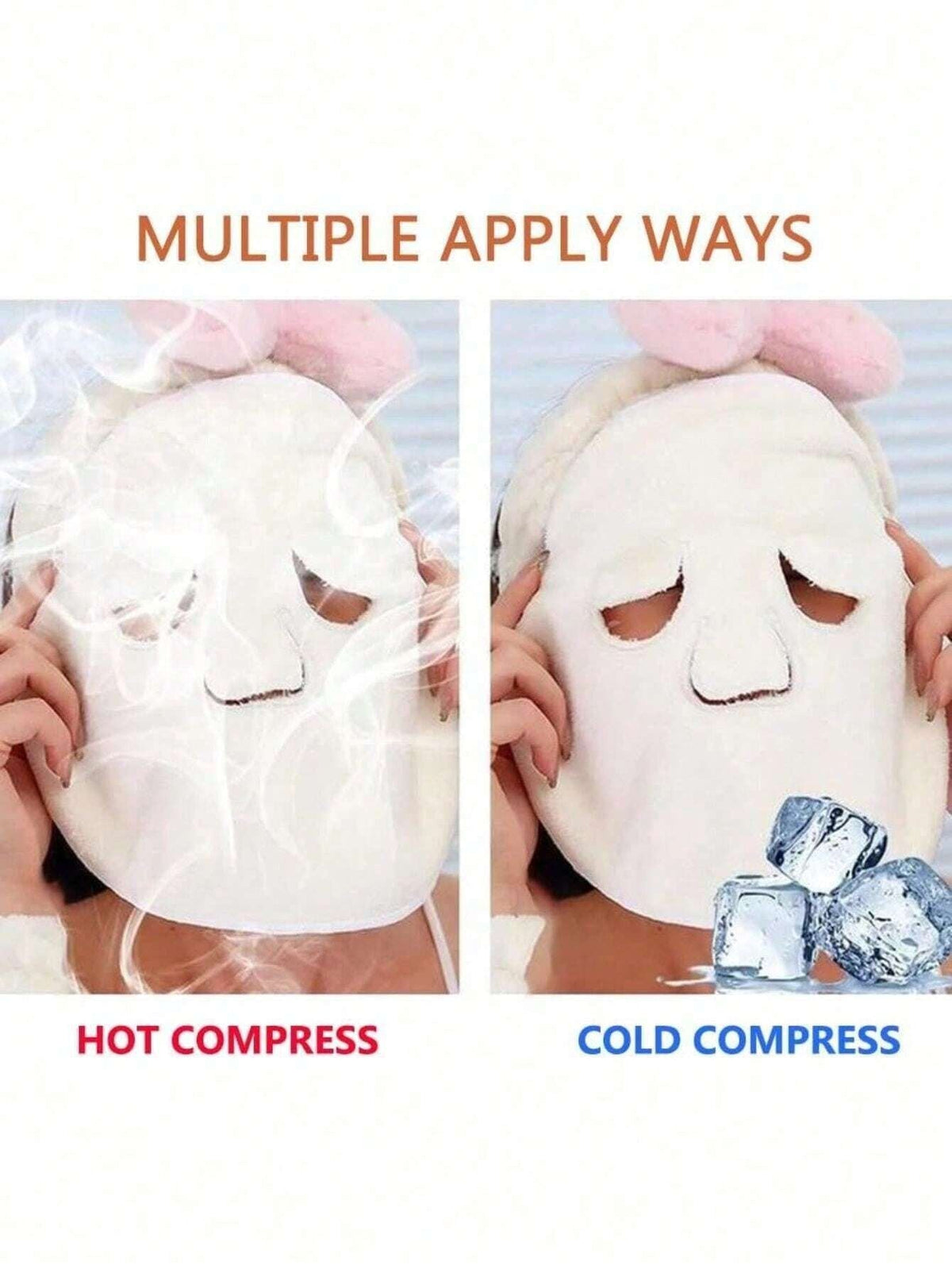 Gentle Face Care Steam Towel – Reusable Heating & Cooling Beauty Towel for Daily Skincare