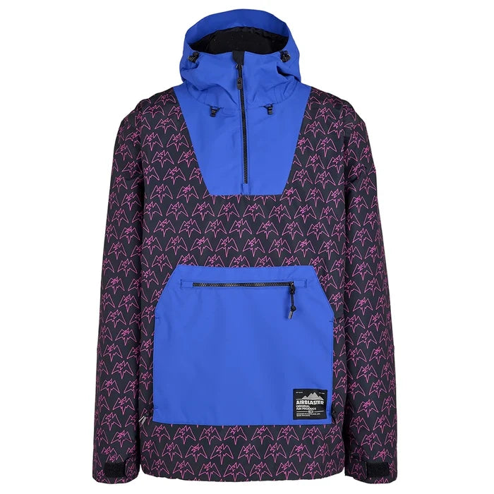 Airblaster Freedom Pullover Snow Jacket Magenta Terry pure boardshop
