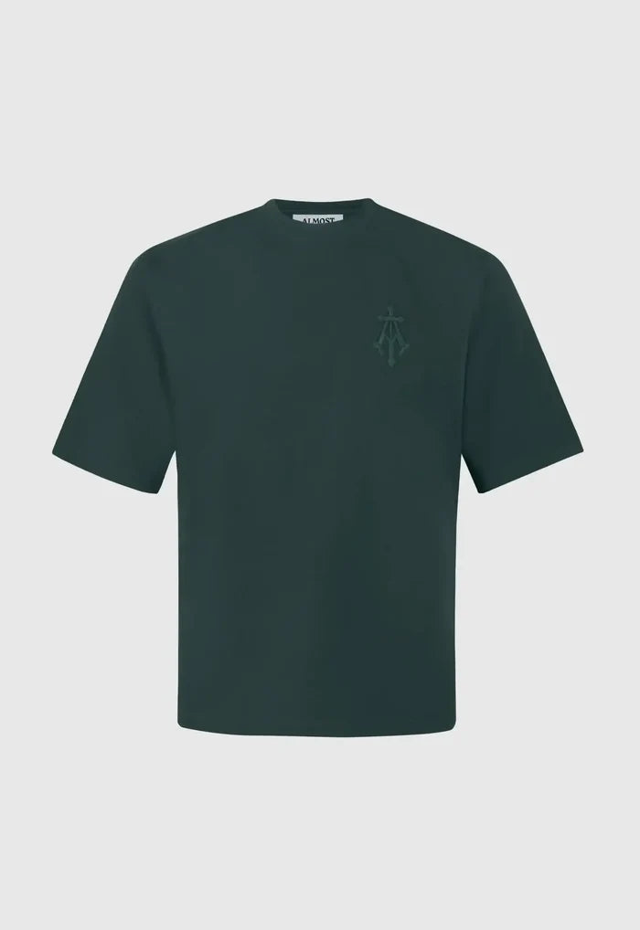 Alpha Cross Embroidered Boxy Tee