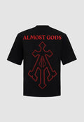Alpha Cross Embroidered Relaxed Tee