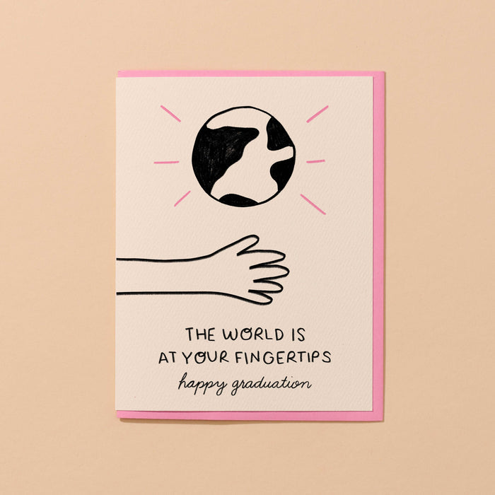 And Here We Are Greeting Card - At Your Fingertips