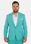 Liberty Atlantis Green Linen Blend Suit - SARTORO