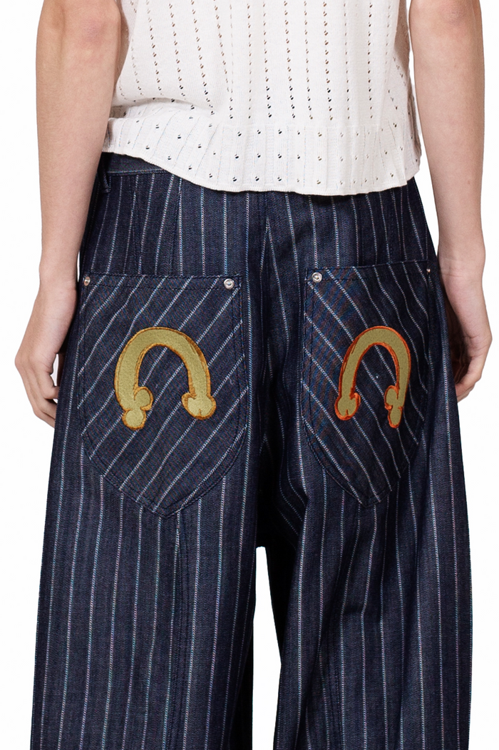 Baggy Stripe Jeans