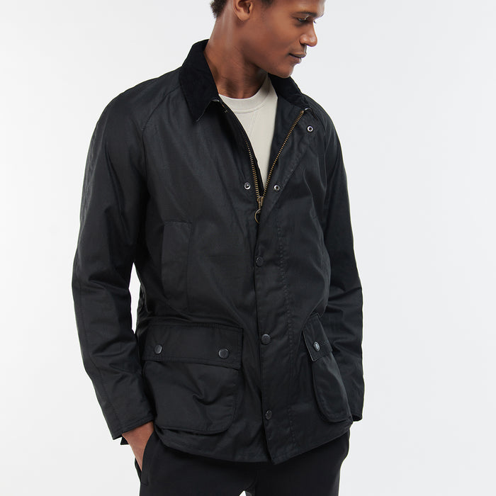 Barbour - Bodey Wax Jacket in Black - Nigel Clare