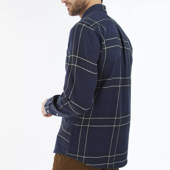 Barbour - Carter Tailored Fit Shirt in Navy - Nigel Clare