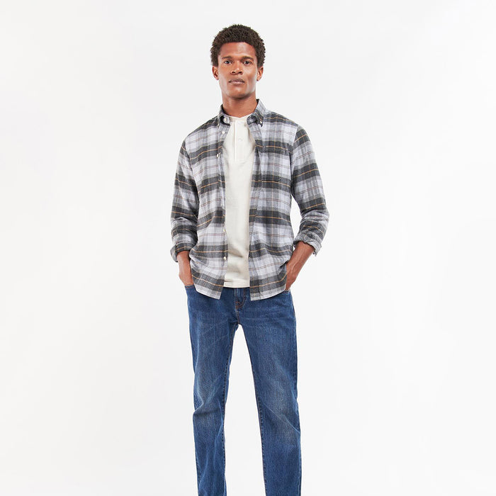 Barbour - Kyeloch Tailored Fit Shirt in Greystone - Nigel Clare