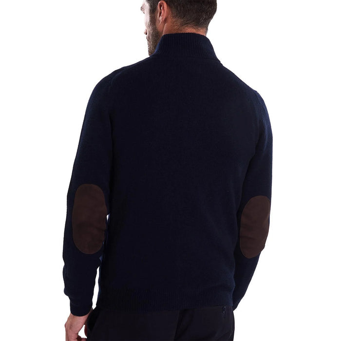 Barbour - Patch Full Zip Up Cardigan in Navy - Nigel Clare