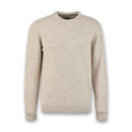 Barbour - Tisbury Crew Neck Jumper in Stone - Nigel Clare