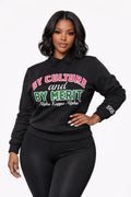 BCBM Black Waist-Length Sweatshirt