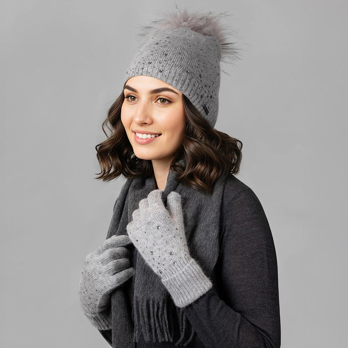 Giesswein Beanie Kristallwand - gris 017