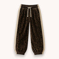 Best Day Ever Kids - Leopard Velvet Sweat Pant