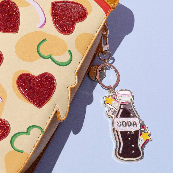 Bewaltz - Glitter Metal Keychain - Soda Bottle