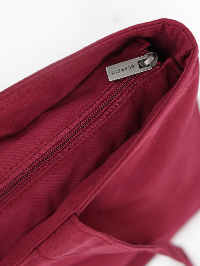 Blakely Mini Tote Bag - Wine Red