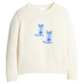 Blue Spurs Boy's Intarsia Sweater