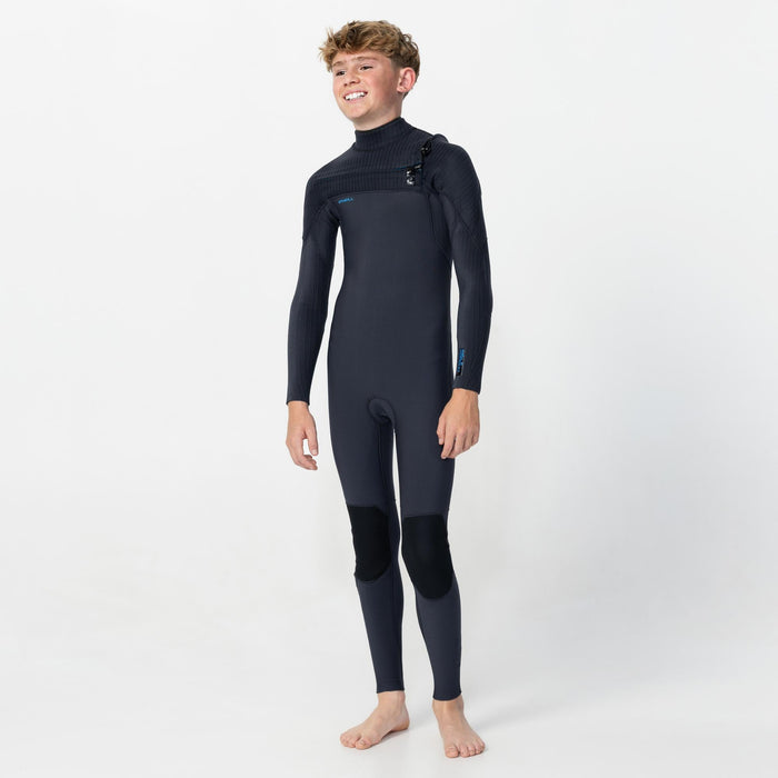 Boy's HyperFreak 4/3+mm Steamer Chest Zip - Gunmetal