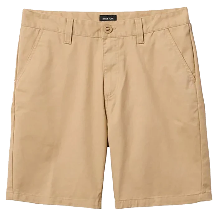 Brixton Choice Chino Short Washed Khaki Pure Boardshop