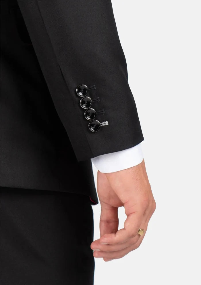 Bryant Black Sharkskin Suit - SARTORO