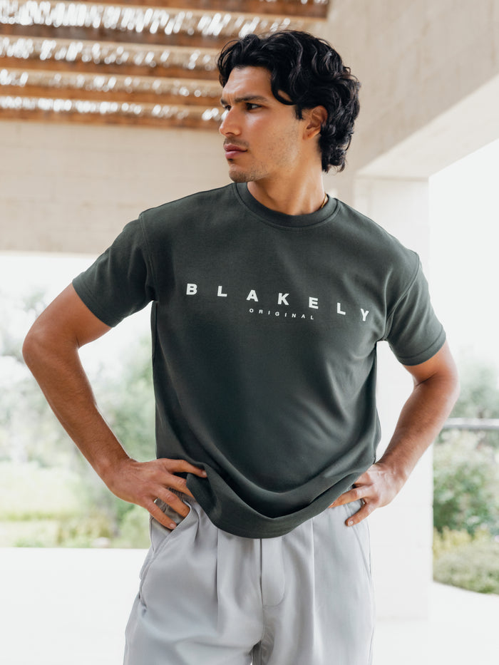 Byron Relaxed T-Shirt - Pine Green
