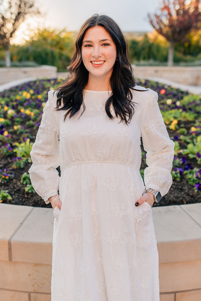 Cassie LDS Temple dress