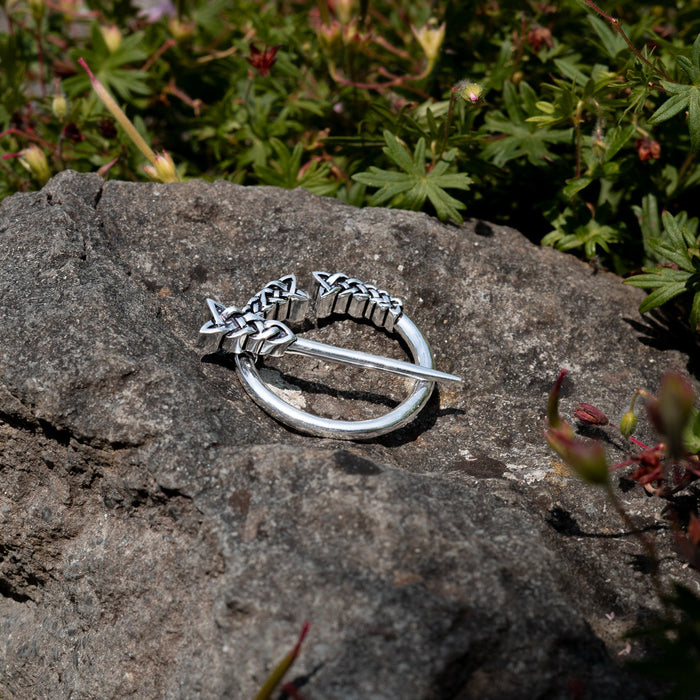 Celtic Trinity Knot Shawl Brooch