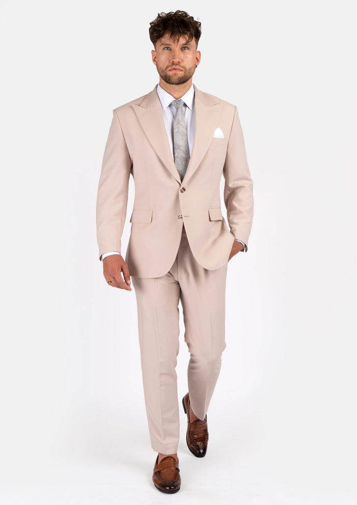 Champagne Stretch Suit