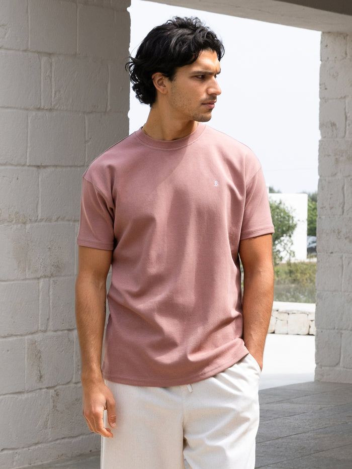 Conrad Relaxed Anchor T-Shirt - Clay
