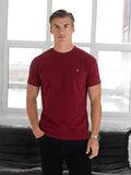 Conrad Relaxed Anchor T-Shirt - Maroon