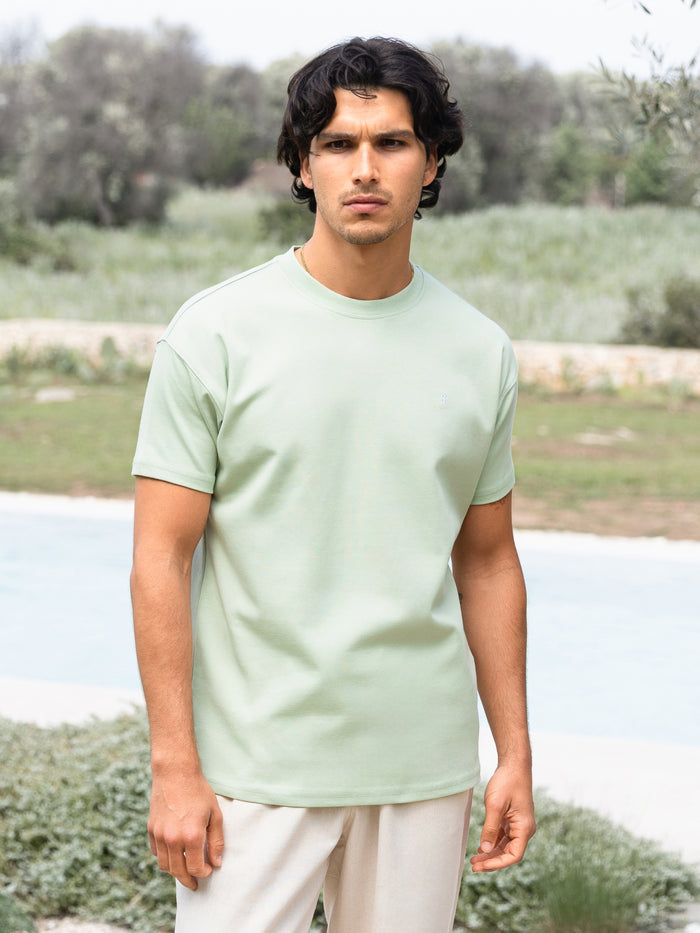 Conrad Relaxed Anchor T-Shirt - Mint Green