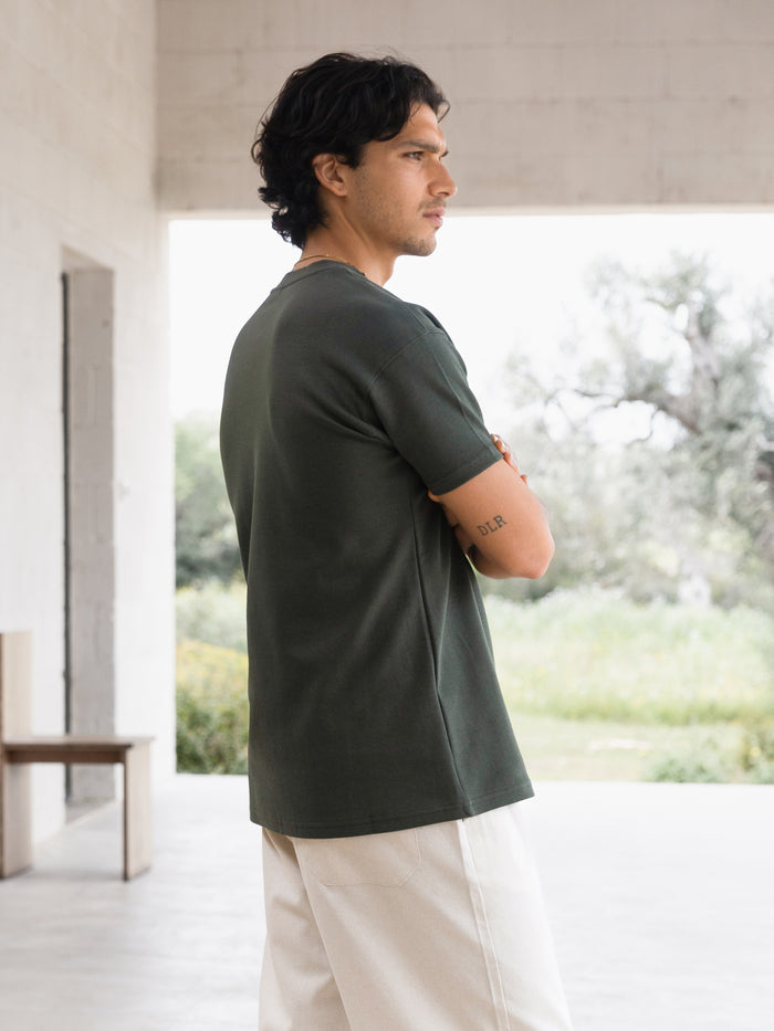 Conrad Relaxed Anchor T-Shirt - Pine Green