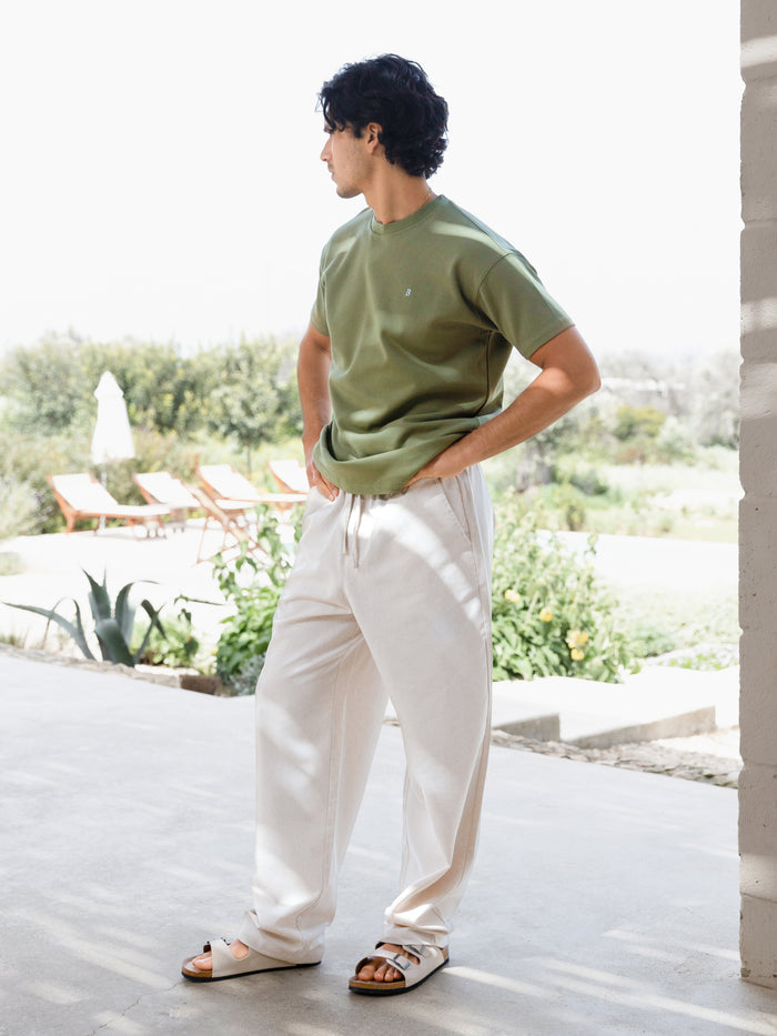 Conrad Relaxed Anchor T-Shirt - Washed Green