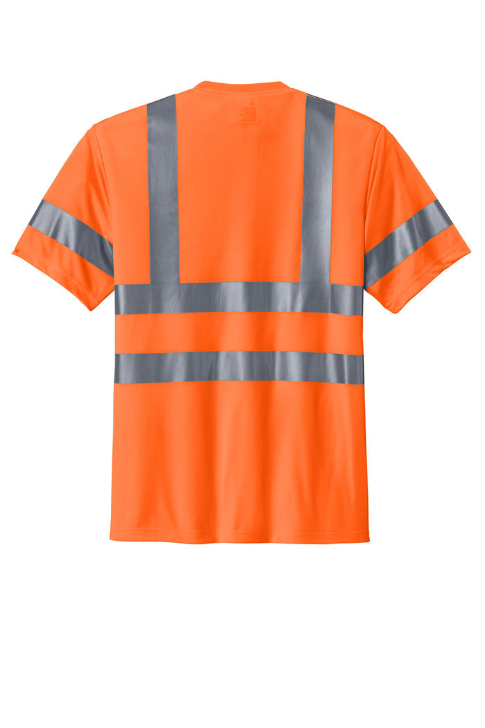 CornerStone® - ANSI 107 Class 3 Short Sleeve Snag-Resistant Reflective T-Shirt | CS408 - The Lemon Print & Design Studio