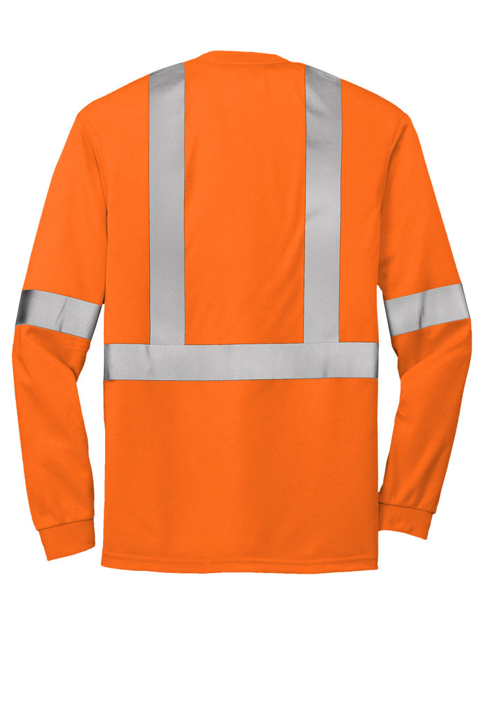 CornerStone® ANSI 107 Class 2 Long Sleeve Safety T-Shirt | CS401LS - The Lemon Print & Design Studio