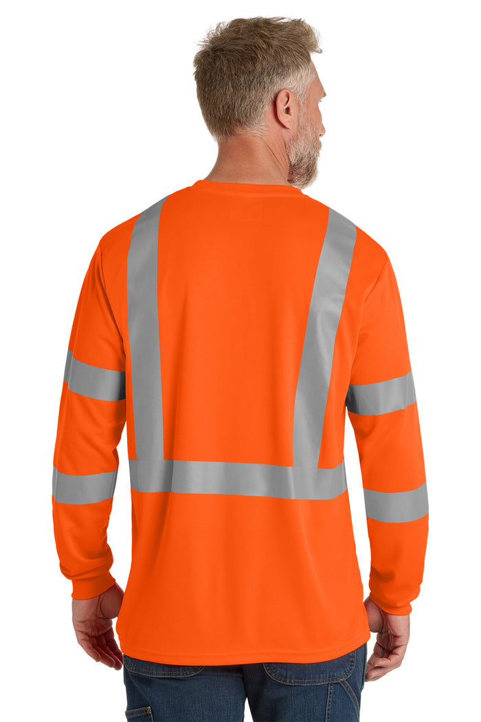 CornerStone® ANSI 107 Class 3 Mesh Long Sleeve Tee | CS203 - The Lemon Print & Design Studio