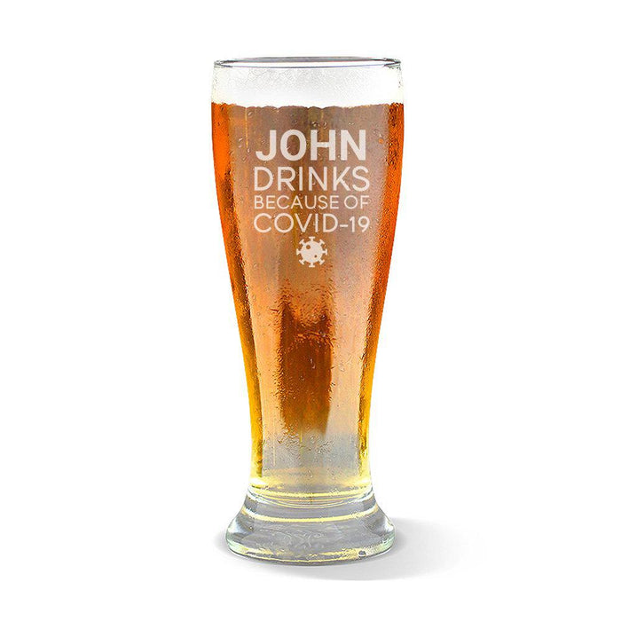 Covid Premium 285ml Beer Glass