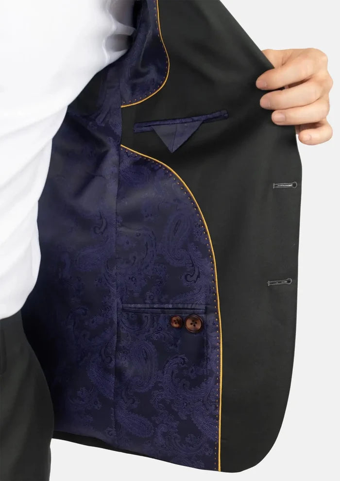 Dark Green Twill Suit