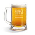 Don't Touch Glass Beer Mug