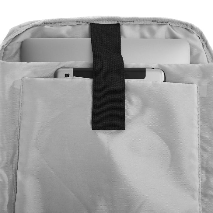 Ela Mo™ Rolltop Rucksack | Tropical Heat. Innenbereich des Rucksacks mit separatem Laptopfach.