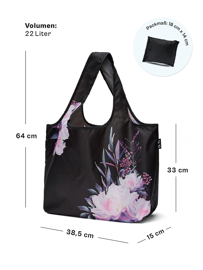 Ela Mo™ Carry All Tragetasche – faltbar  | Beauty in Darkness