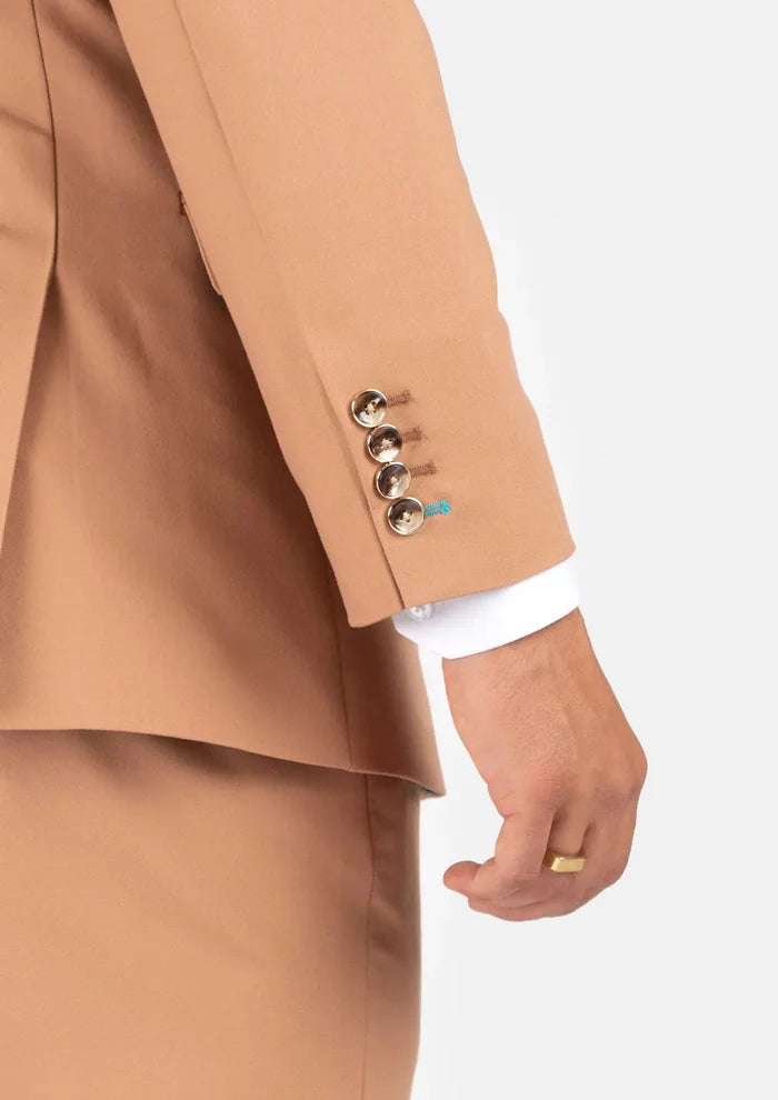 Ellis Camel Stretch Suit - SARTORO