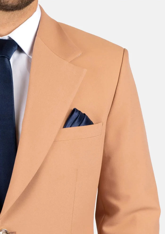 Ellis Camel Stretch Suit - SARTORO