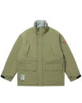 Embroidered Logo Nylon Coat