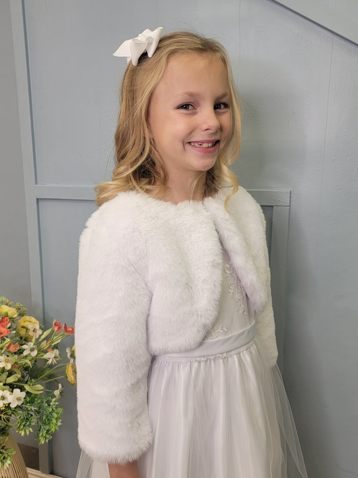 Girls Faux Fur Jacket