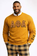 Gold ΑΦΑ APhiA Sleeve Sweatshirt