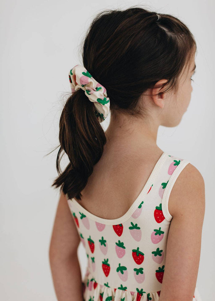 Good Apples Kids Sleeveless Twirl Dress - Strawberry Blush (Final Sale)